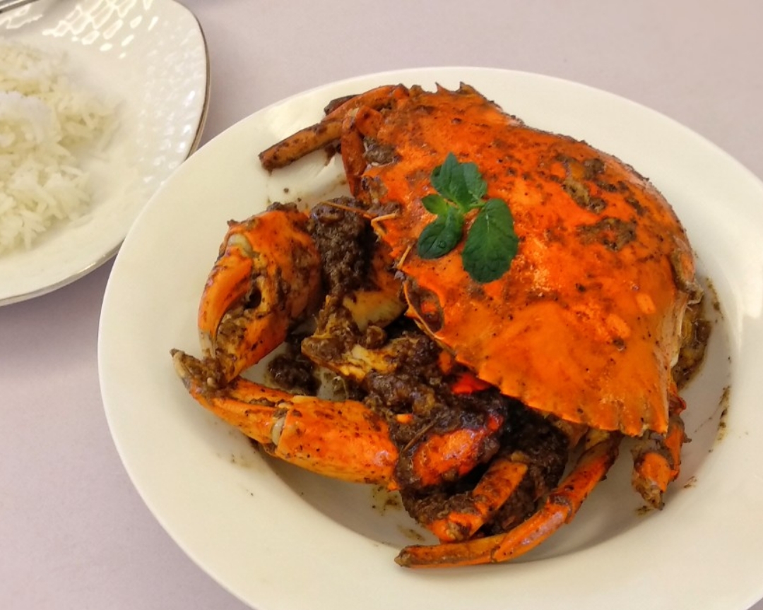 新加坡胡椒蟹（其实没那么复杂）的做法