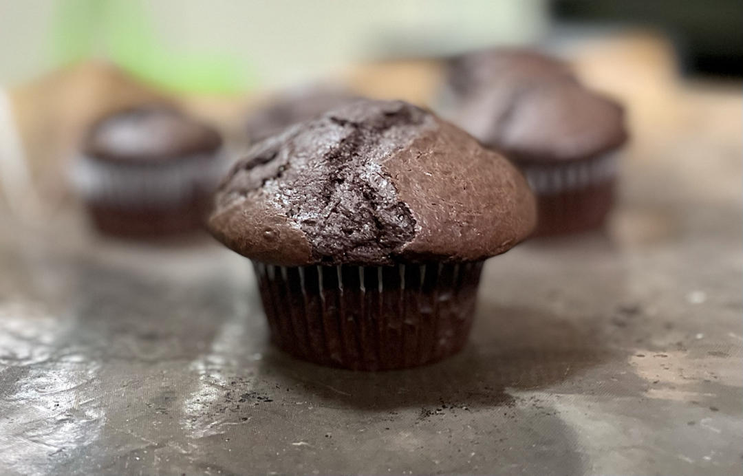 在家做巧克力蘑菇头麦芬蛋糕🍫