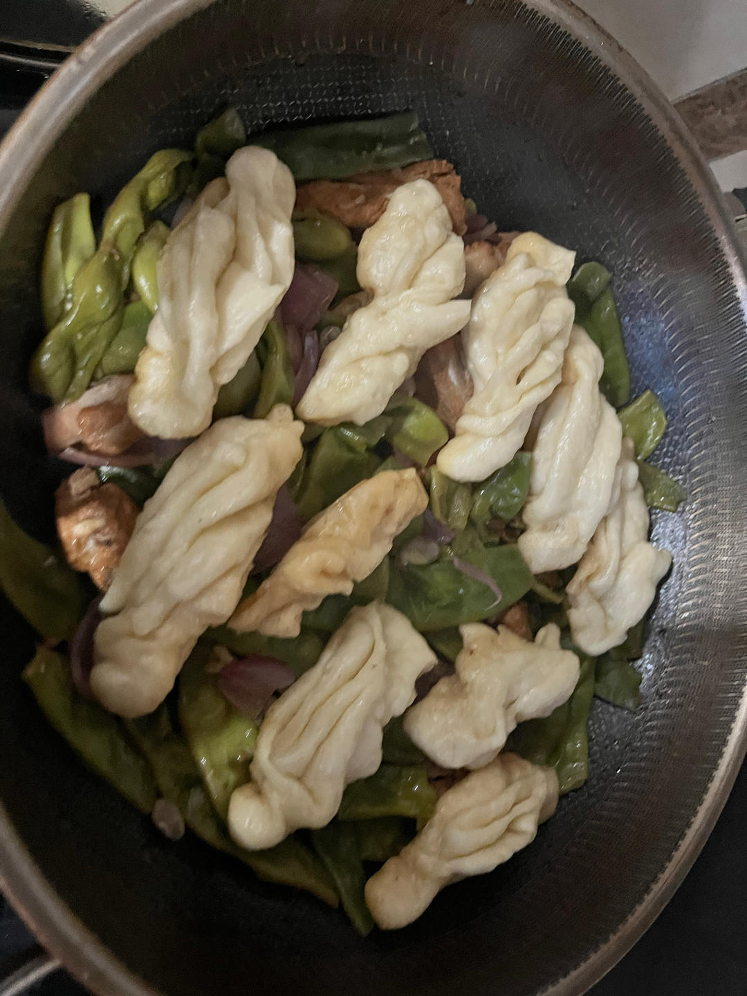 排骨豆角焖卷子
