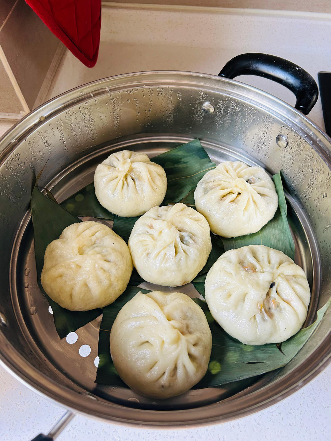 胡萝卜木耳鸡蛋素包子
