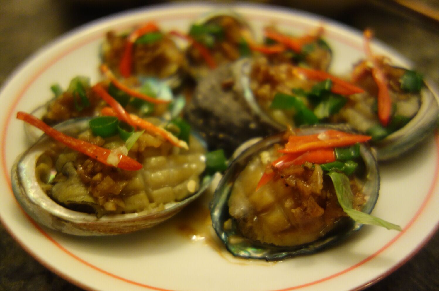 蒜蓉粉丝蒸鲍鱼