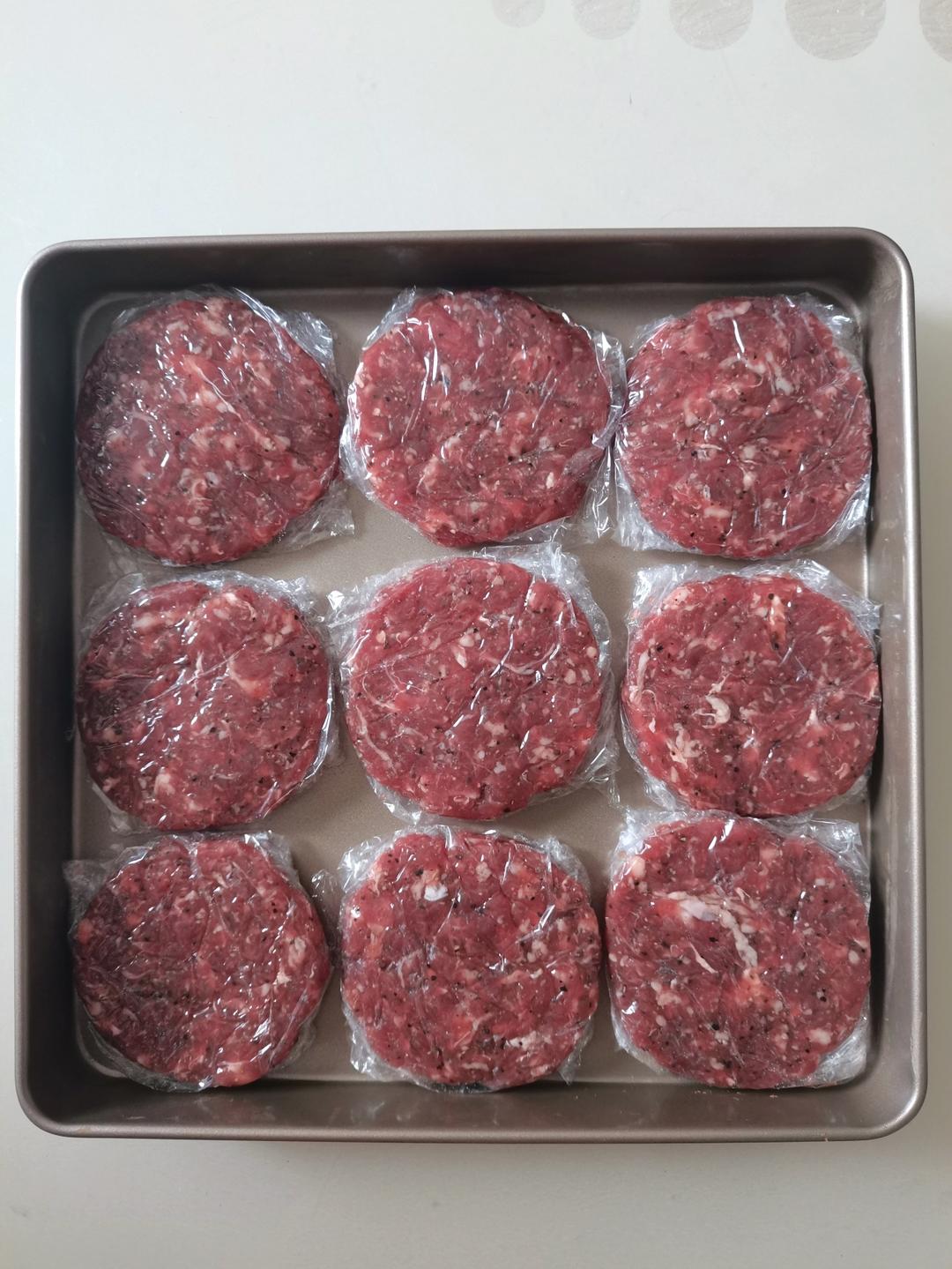 汉堡包牛肉饼