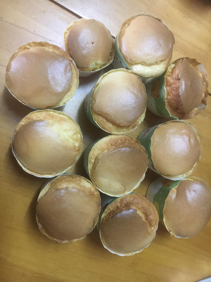 纸杯蛋糕 8寸戚风蛋糕的量