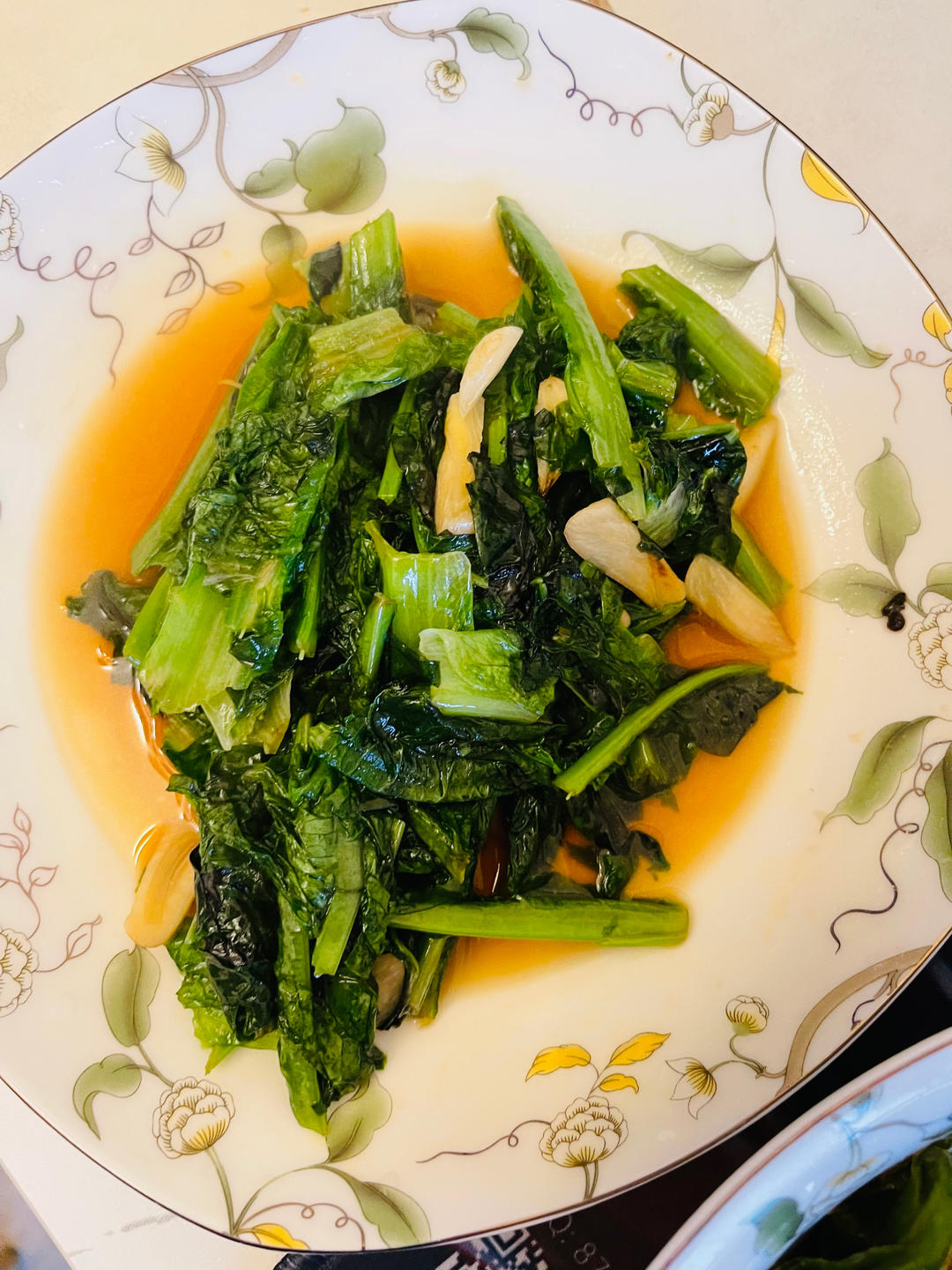蚝油莴笋叶