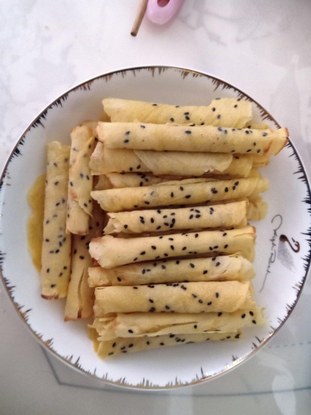 平底锅也能做蛋卷