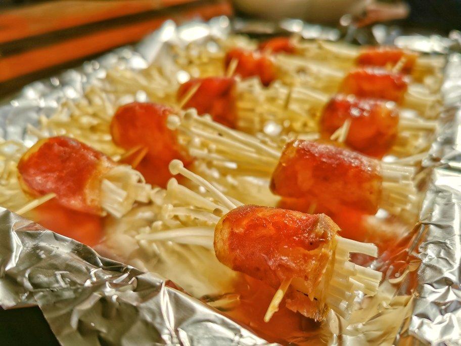 培根金针菇卷（烤箱）