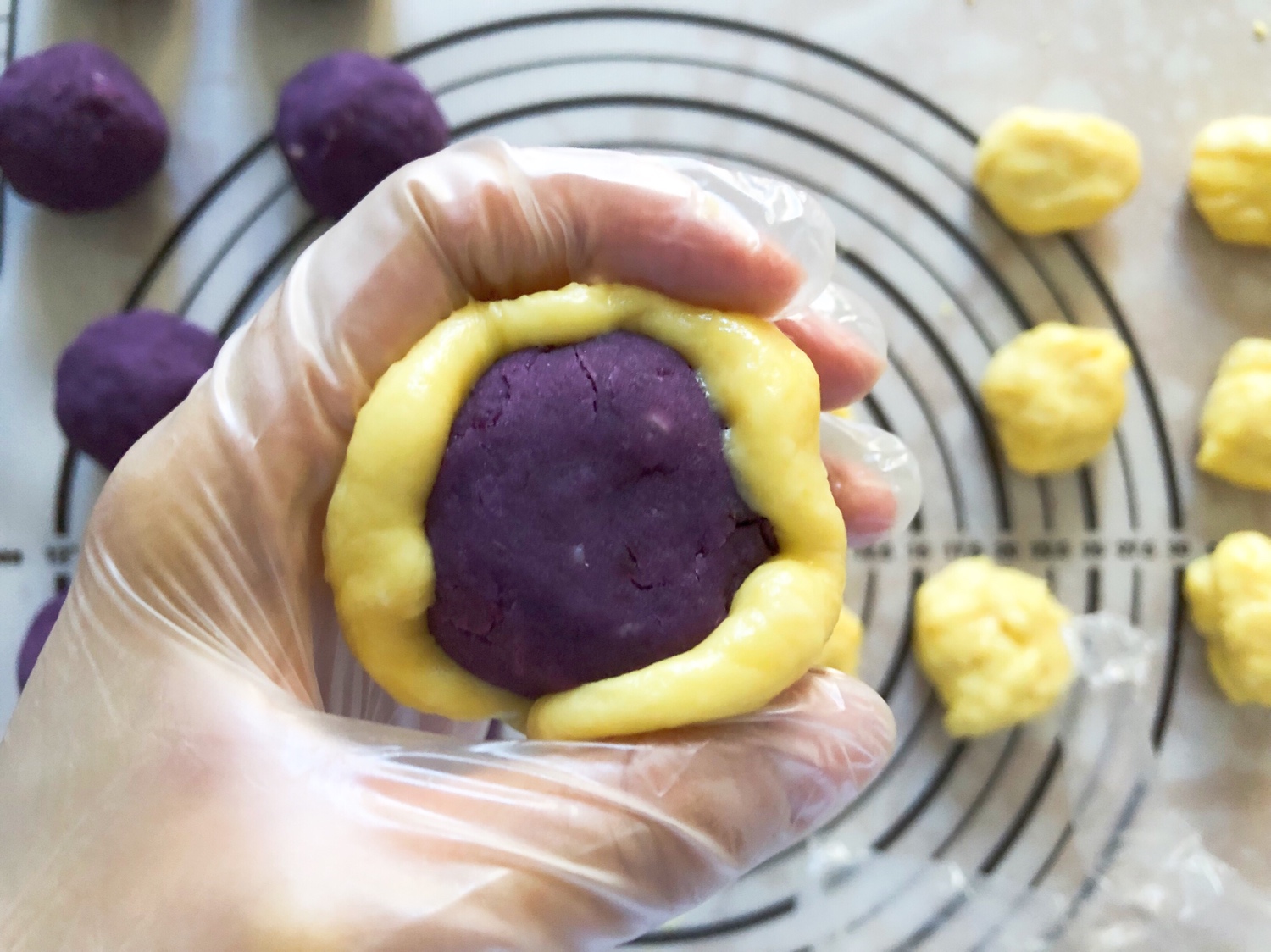 紫薯仙豆糕的做法 步骤12