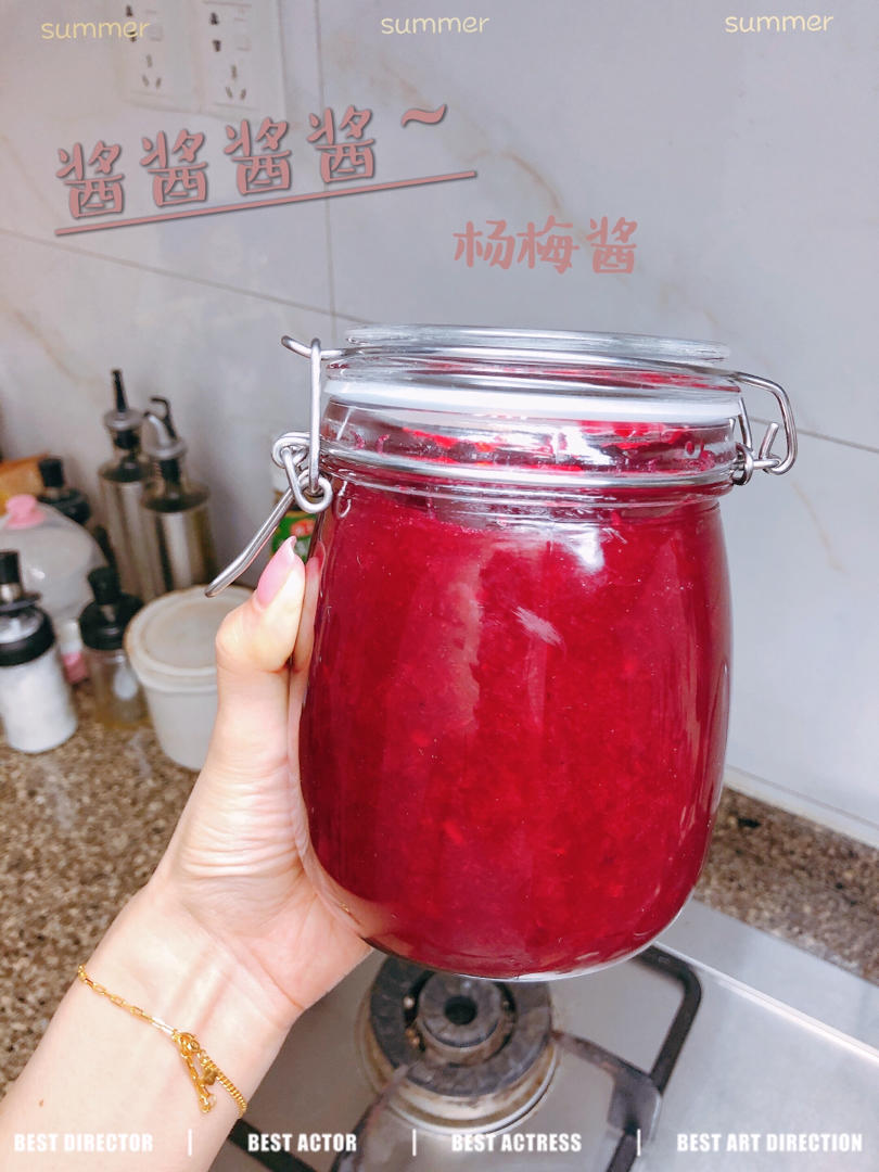 简易去核杨梅酱