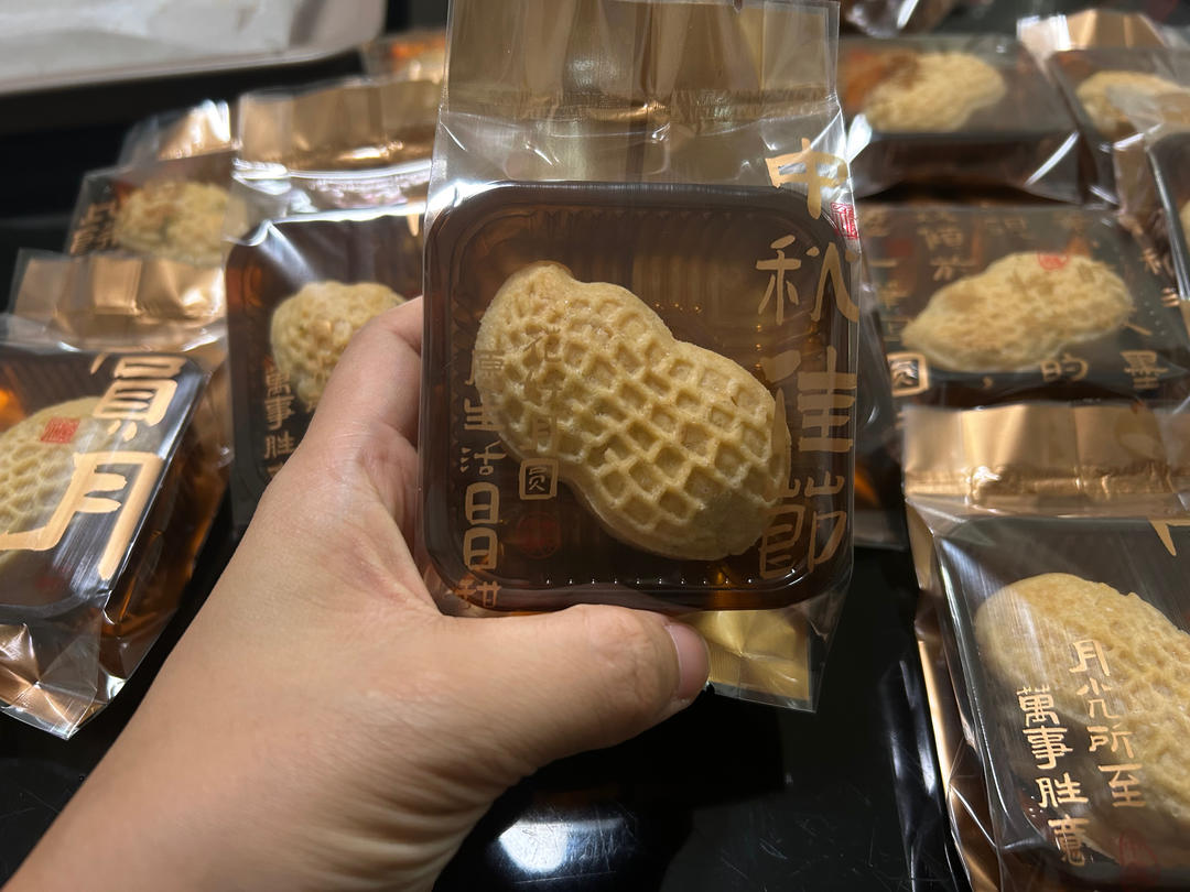 香葱花生酥🥜/脆皮月饼/香酥掉渣/葱香浓郁