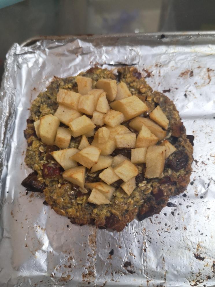 烤箱版蜂蜜燕麦饼干，减不减肥我不知道，反正超好吃😊