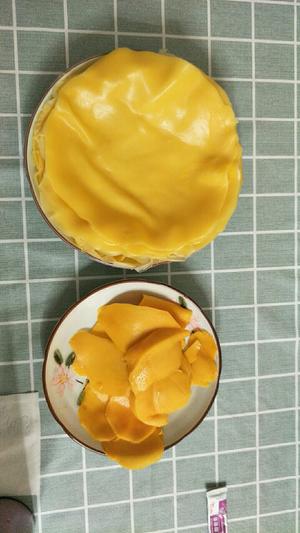 六寸芒果千层蛋糕，零失败的做法 步骤1