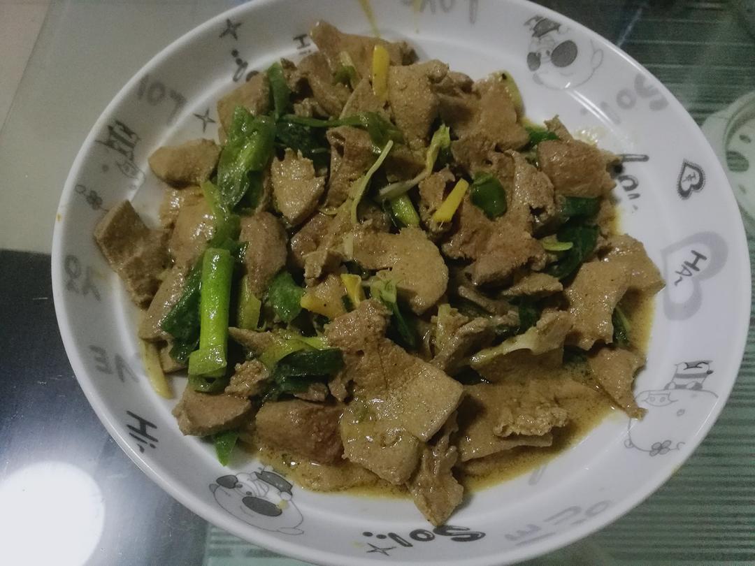 青椒炒猪肝