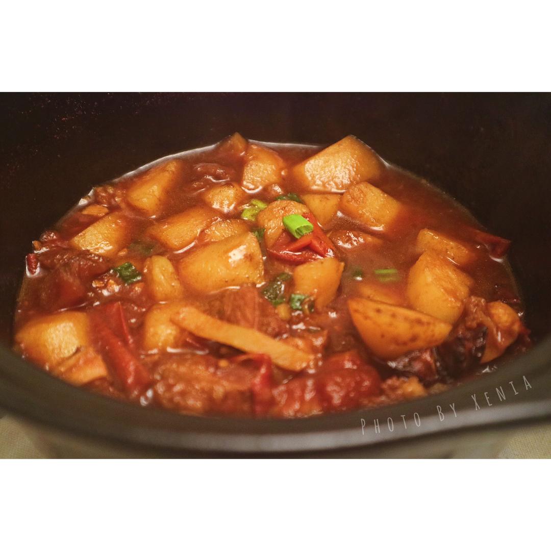 番茄土豆炖牛腩