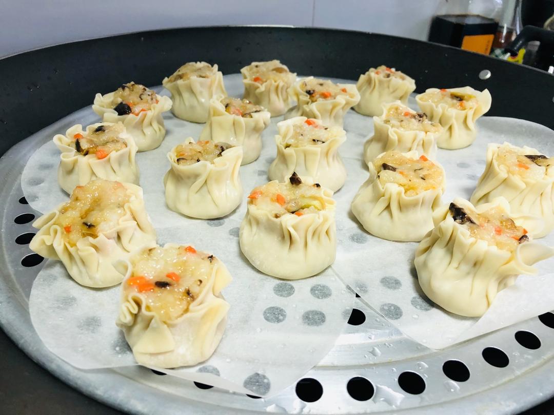 简易糯米烧卖（附烧卖包法）