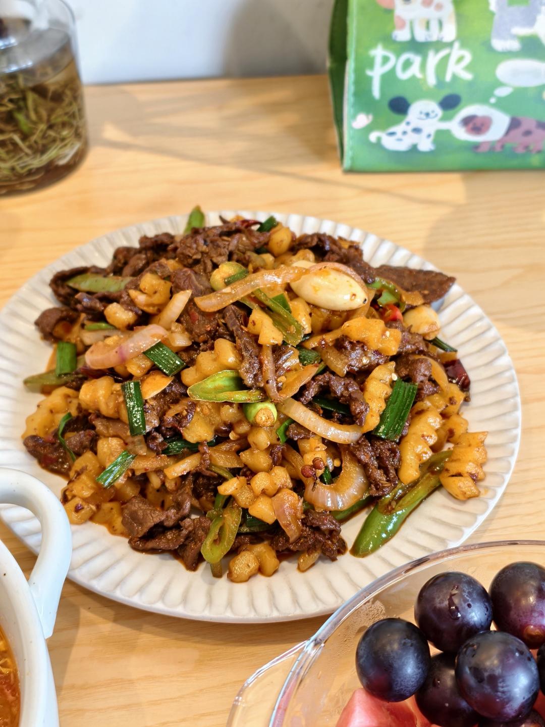 干锅牛肉