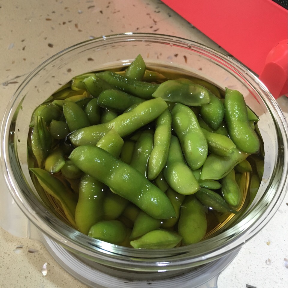 冰镇香糟毛豆