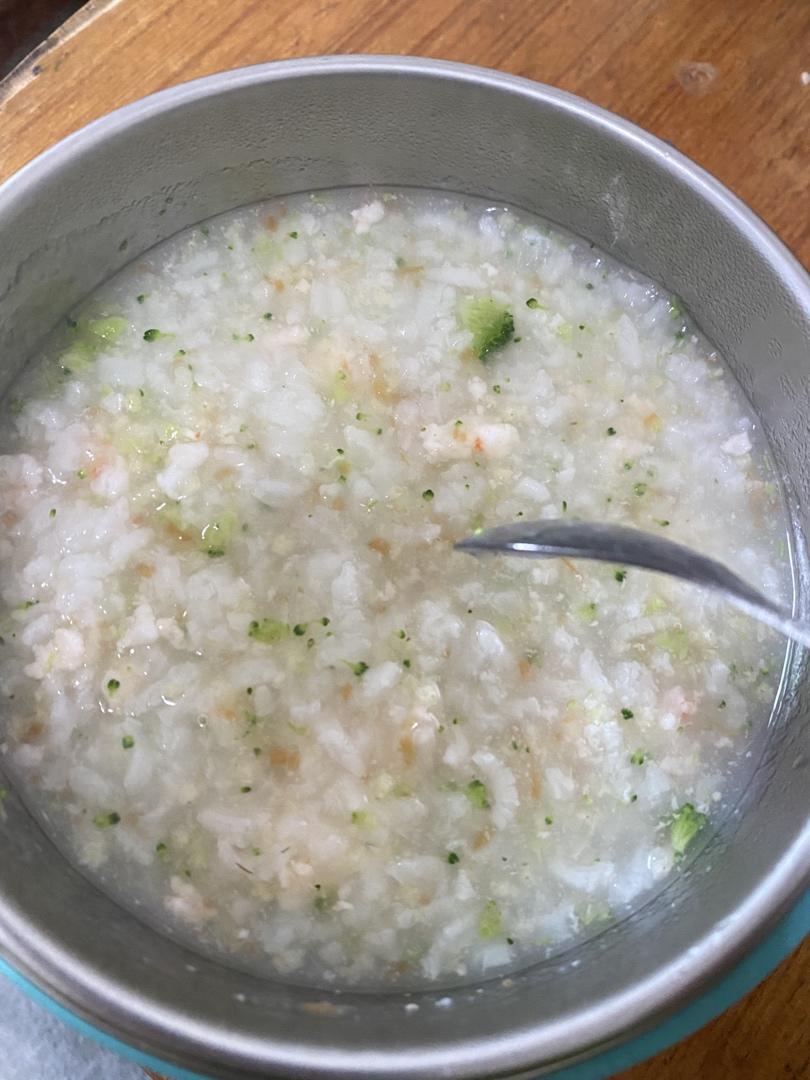 【鲜虾时蔬粥】8-12月龄婴儿宝宝辅食9、10、11