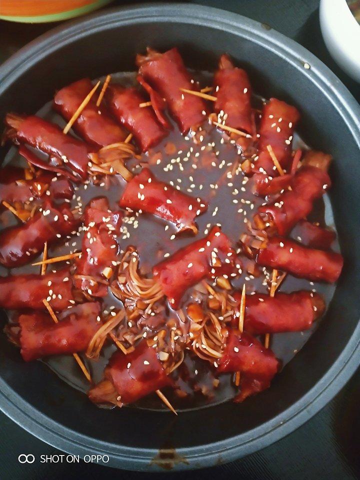 金针菇培根卷