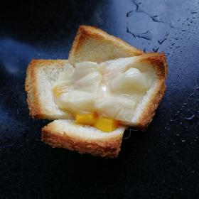 宝宝辅食：小芽早餐-法式吐司披萨盏