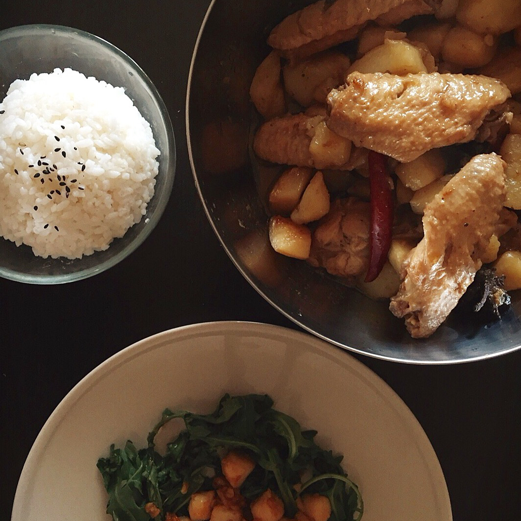 土豆炖鸡翅（快手零失败）