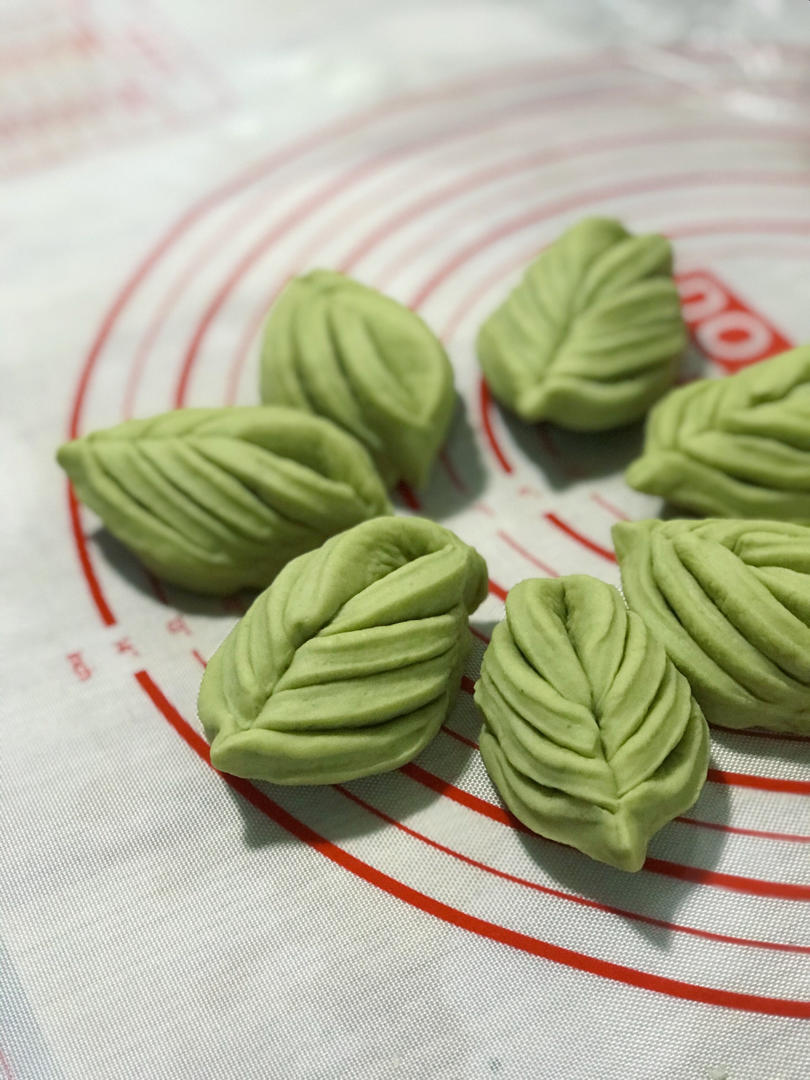 树叶花卷