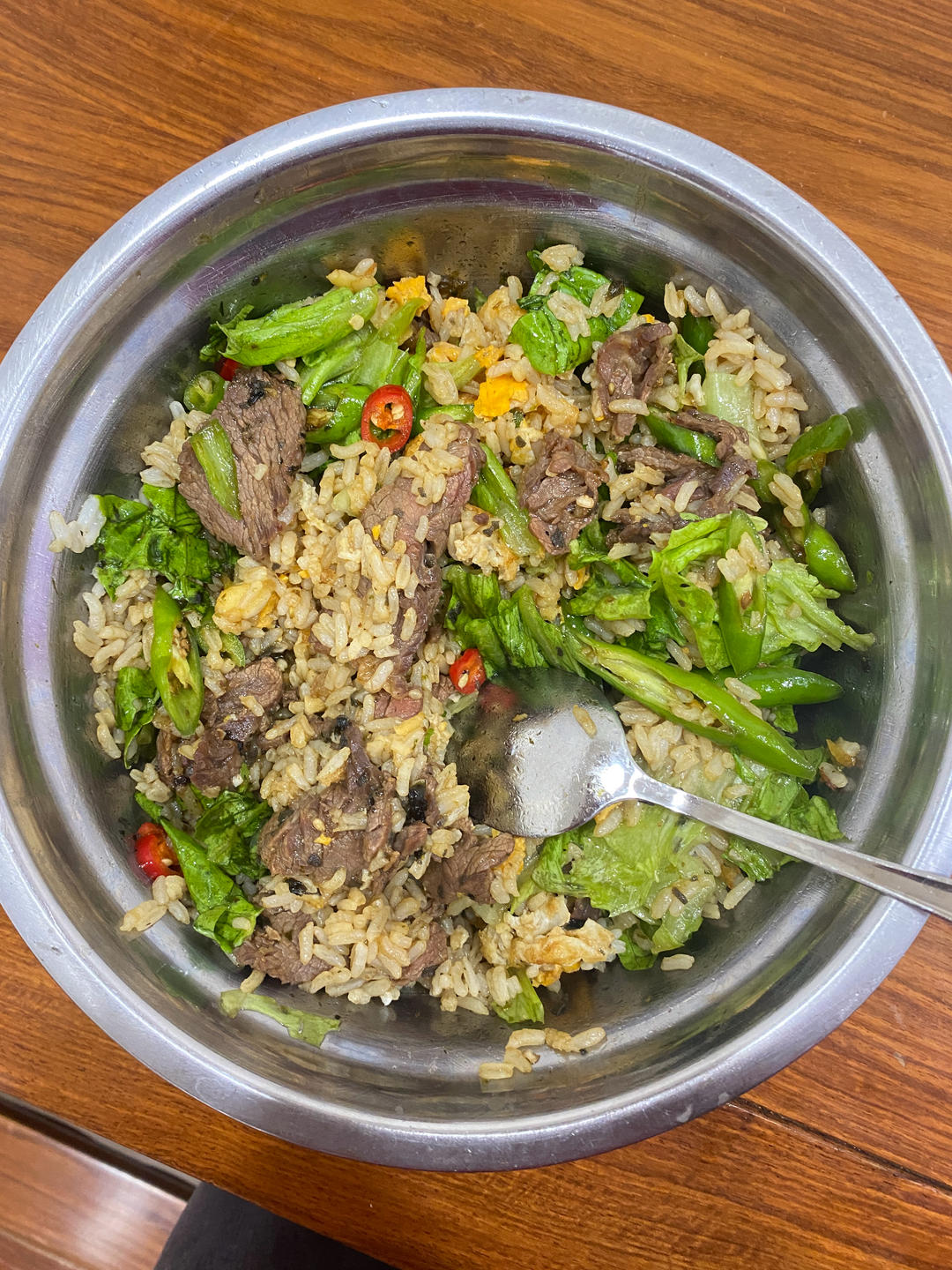 低卡高蛋白｜生菜牛肉拌饭