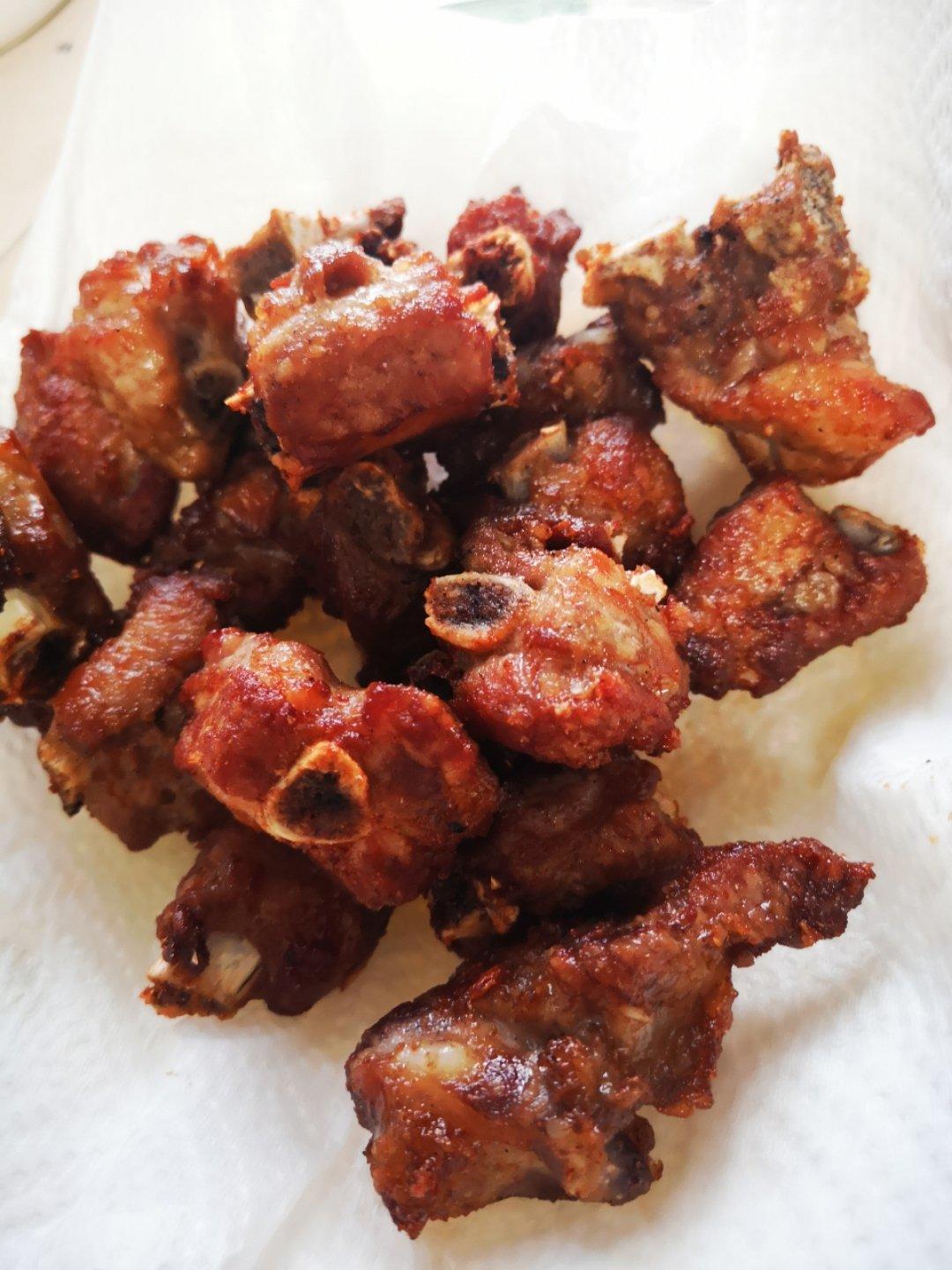 金牌蒜香排骨（先蒸后炸版）