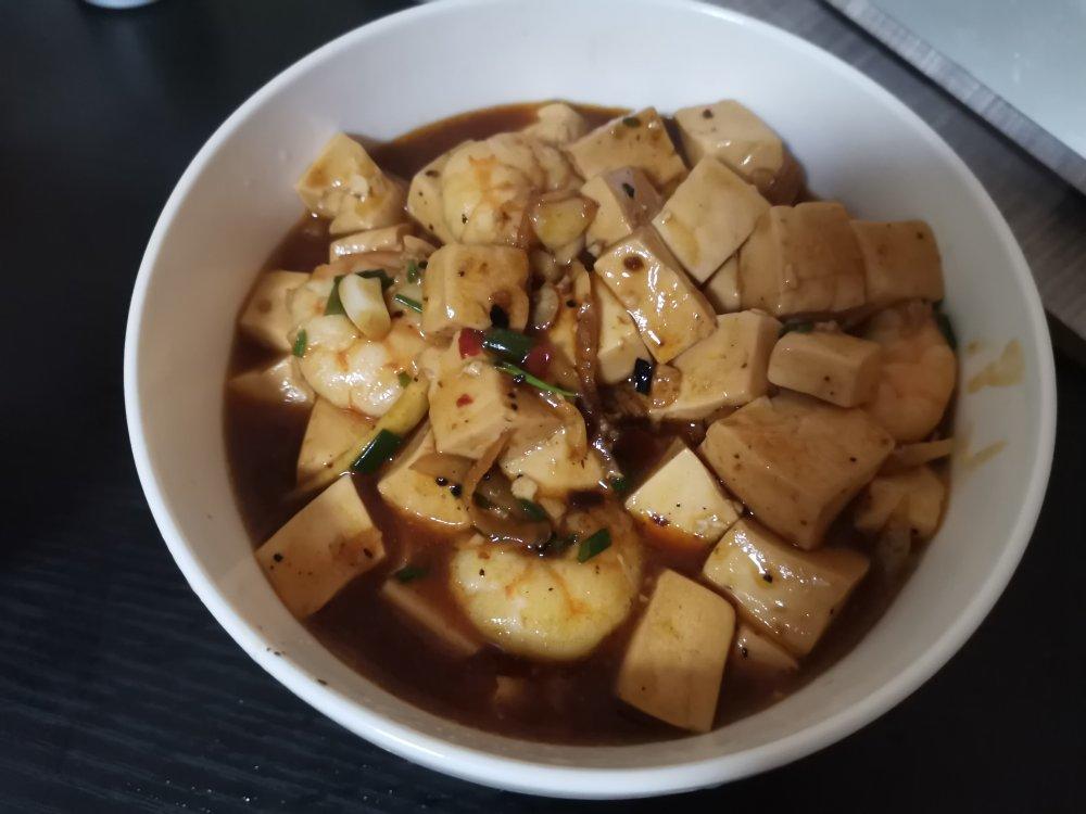 虾仁豆腐
