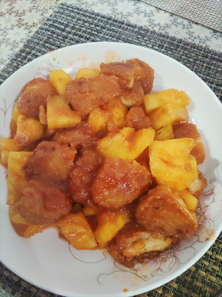 酸甜菠萝古老肉