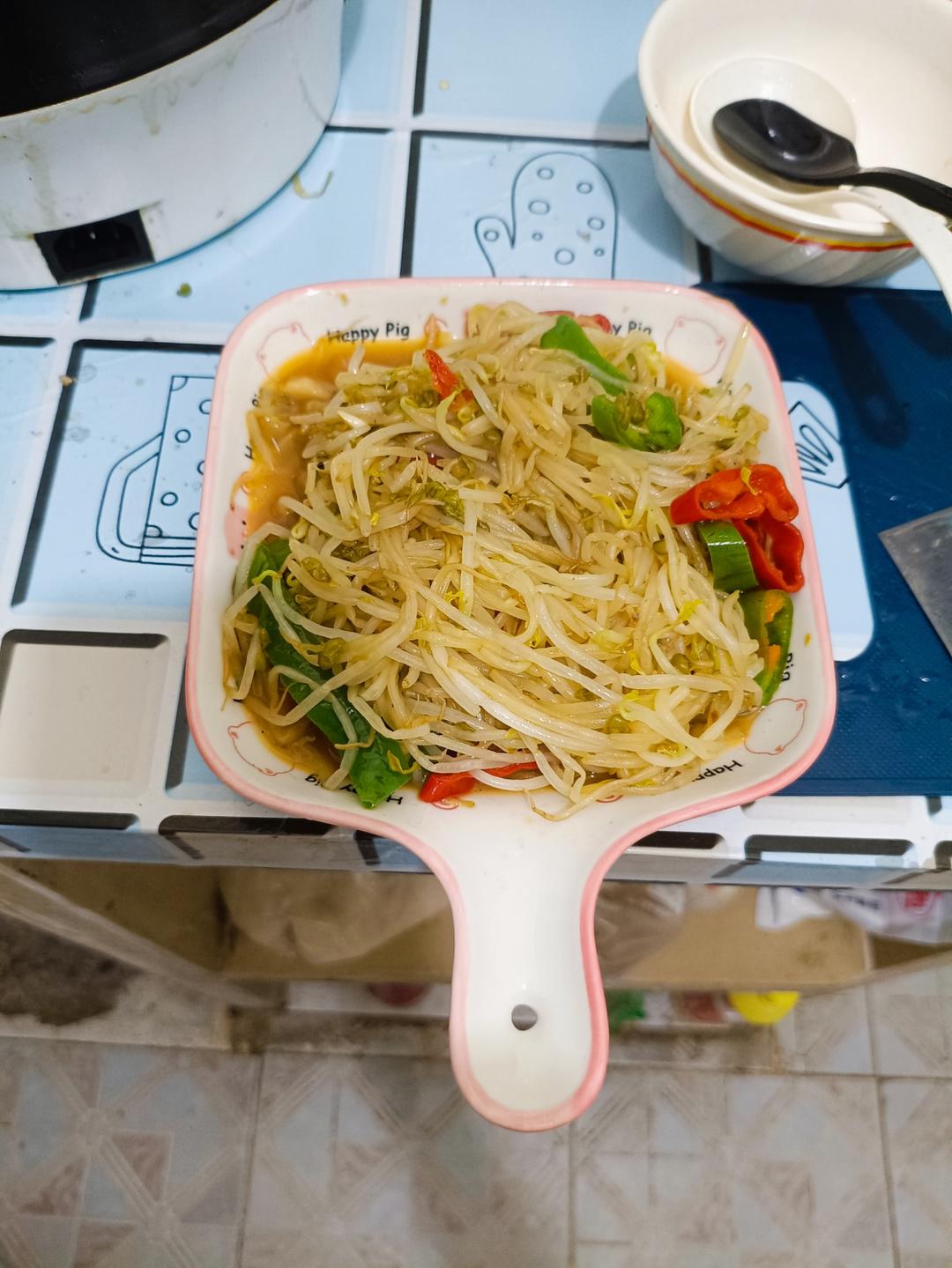 爆炒绿豆芽