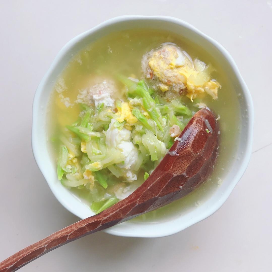 茭瓜虾皮豆腐汤（五分钟懒人快手）