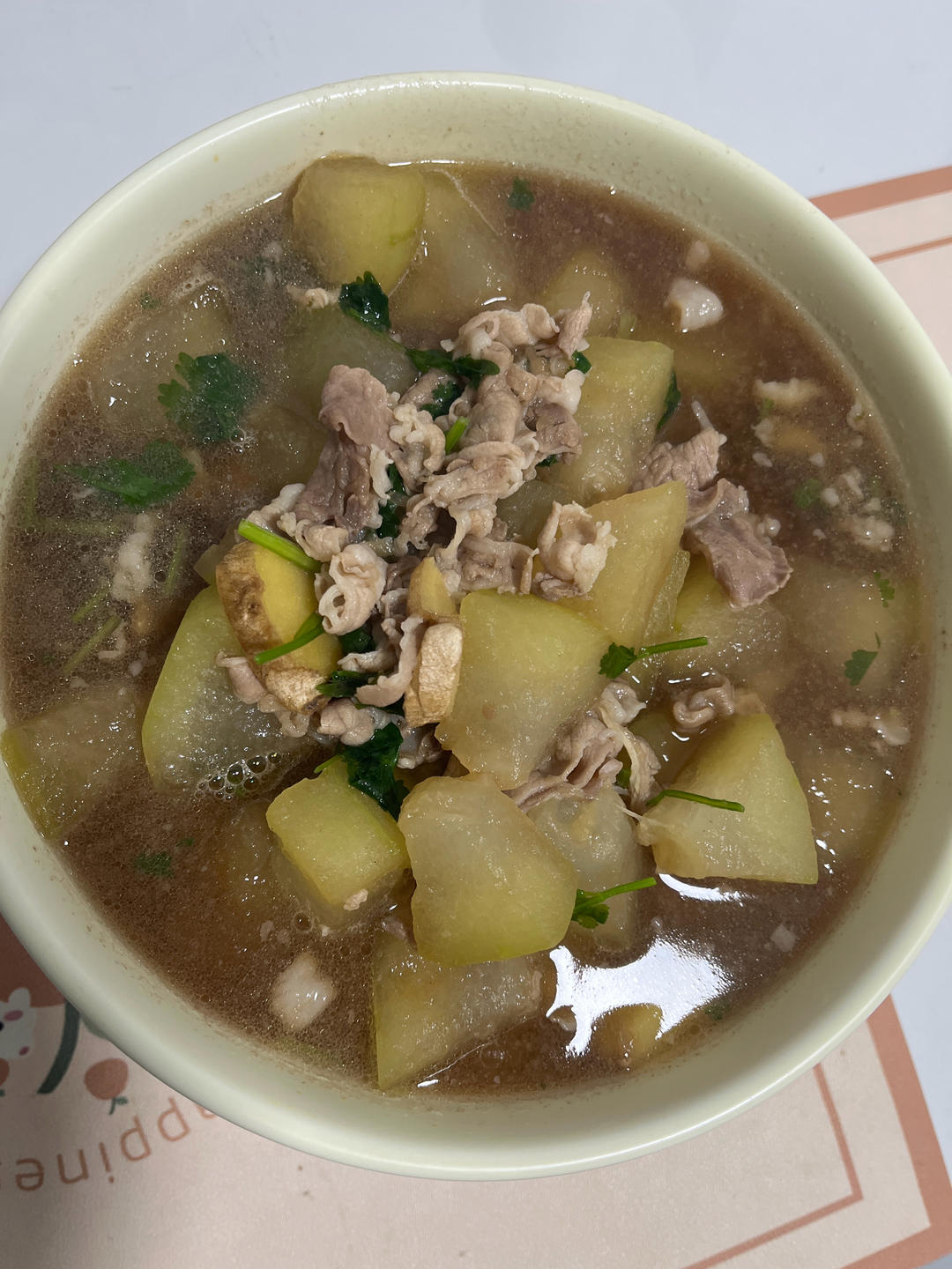 懒人版冬瓜羊肉片汤