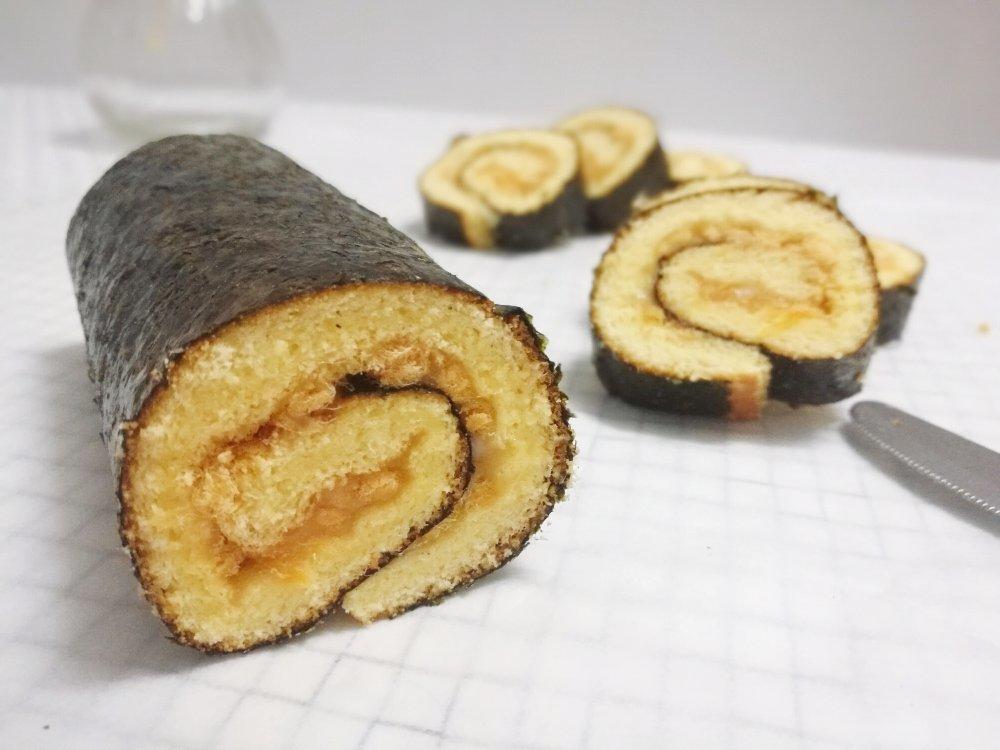 无油海苔肉松蛋糕卷