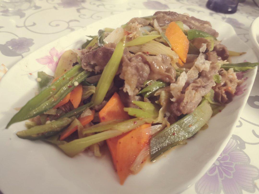 大葱炒肥牛