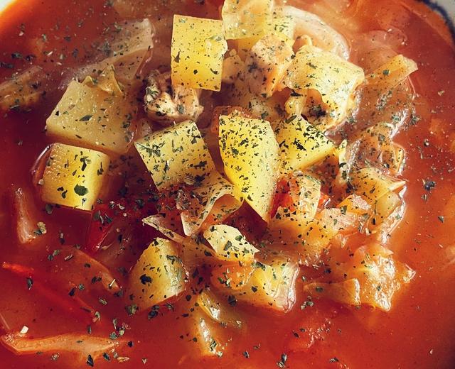 减脂意式蔬菜汤的做法