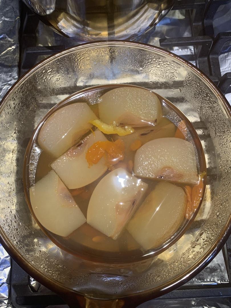 止咳润喉梨汤