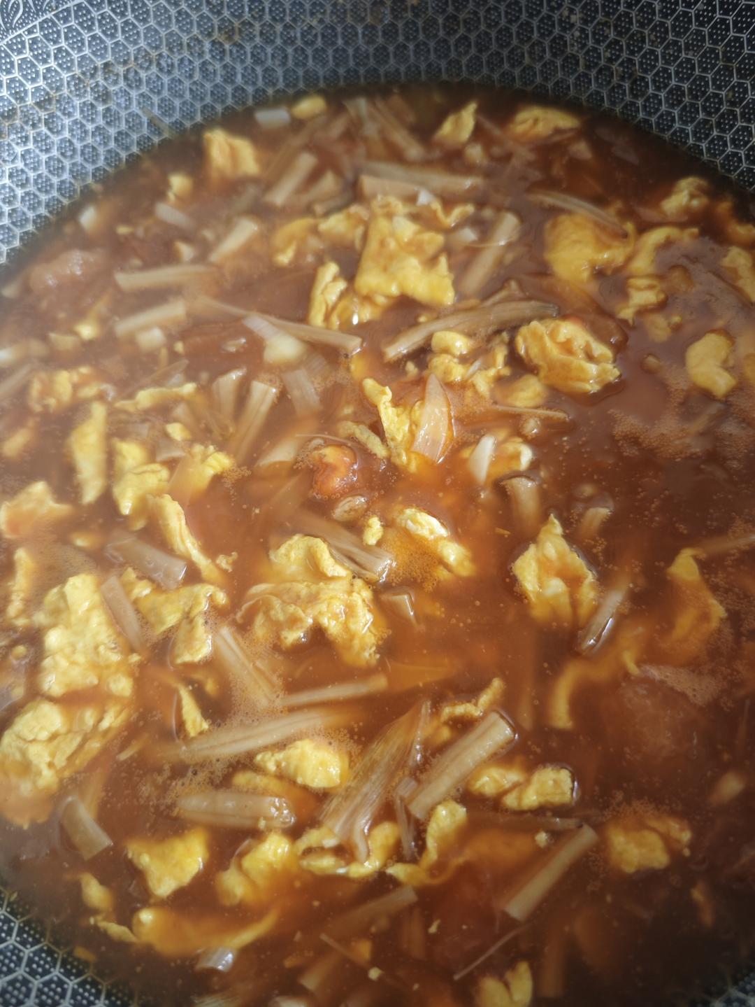 番茄鸡蛋打卤面