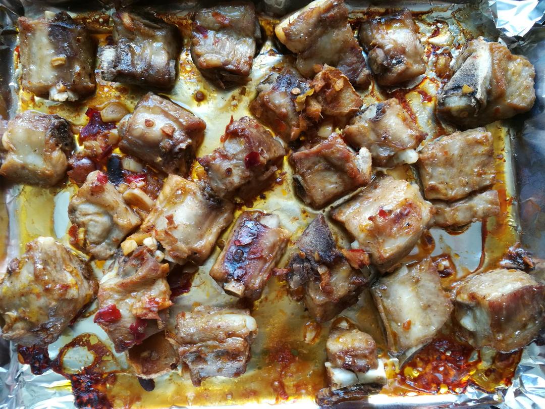 香到骨头里的蒜香排骨（烤箱）