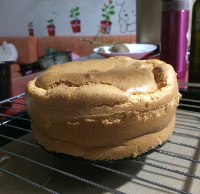 6寸原味戚风蛋糕