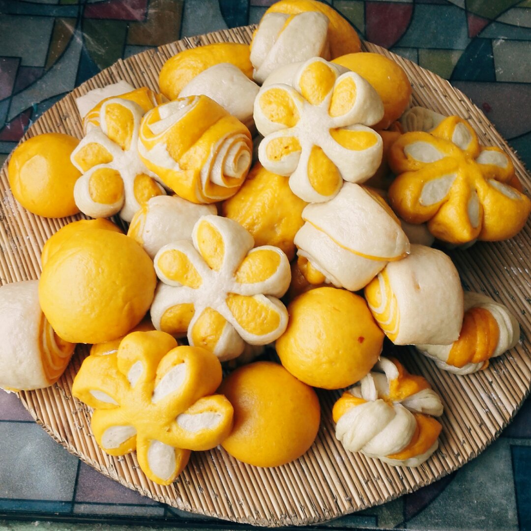 甜丝丝的黄金南瓜大馒头