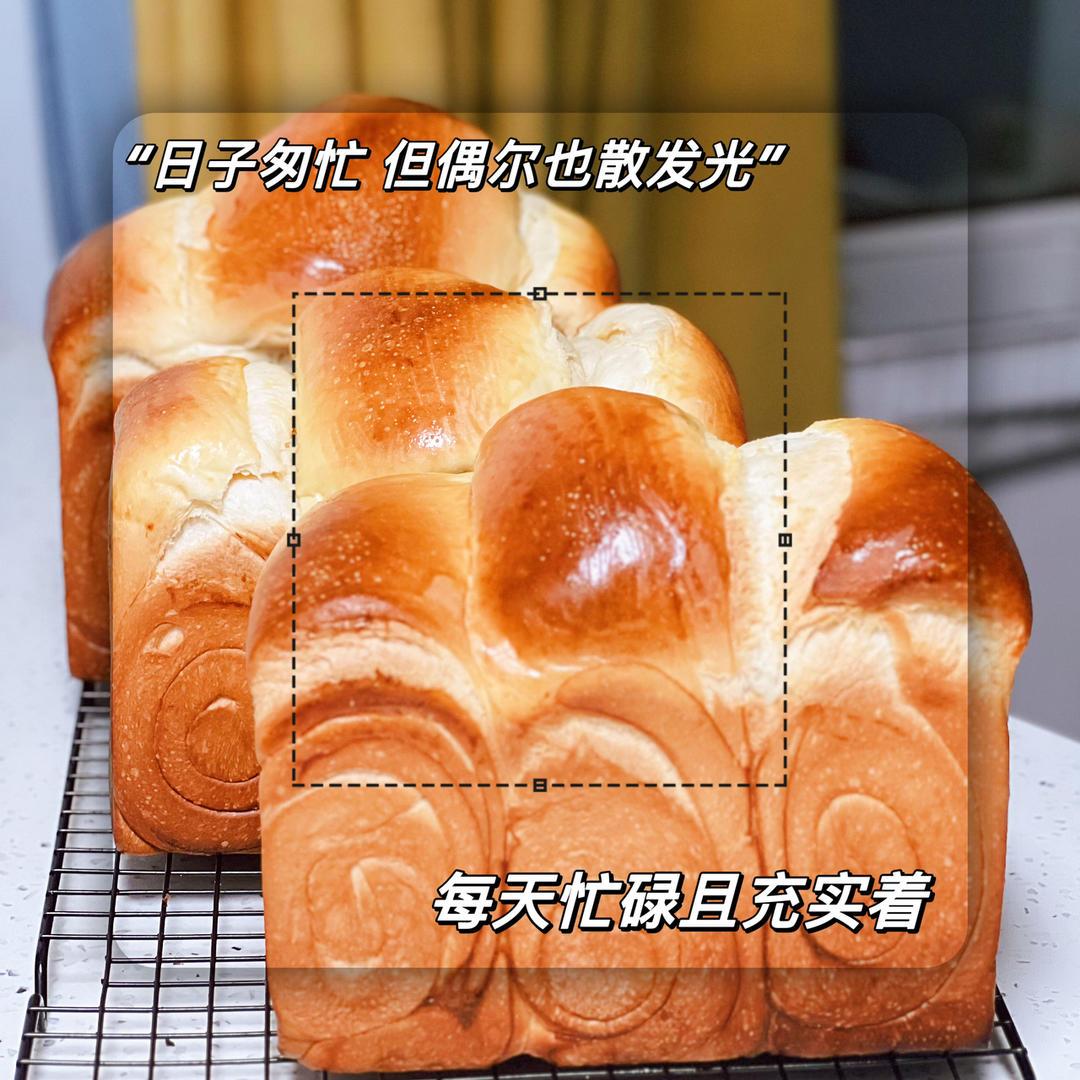 全蛋版本的直接法北海道吐司