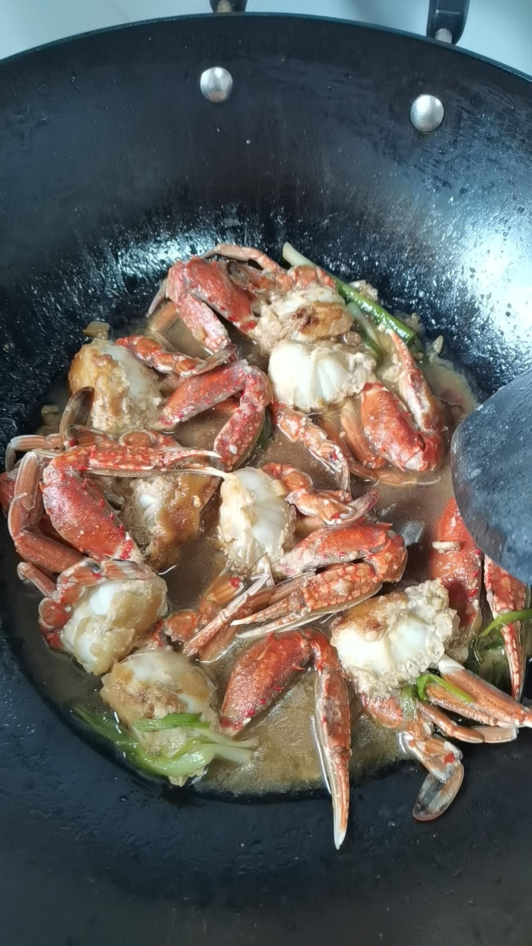 葱姜炒蟹 姜葱蟹