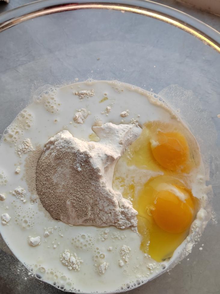 纯奶手撕吐司的做法 步骤1