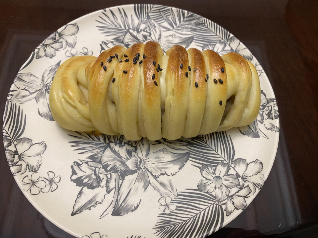 超好吃❗️毛毛虫豆沙面包㊙️一定要试试呀❗️