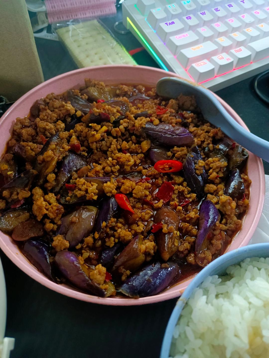 无敌好吃巨下饭的家常菜～肉沫茄子