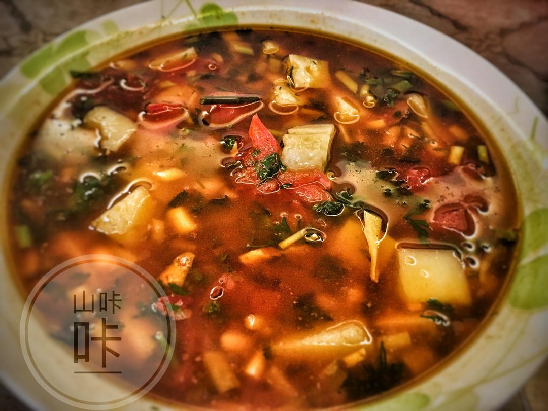 【咔咔·食谱】傣味煮米凉粉