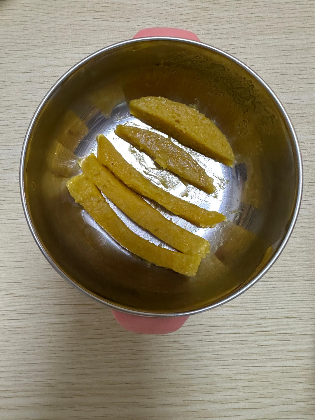 〔无蛋版南瓜手指条〕8M+宝宝辅食，Q弹软糯香甜