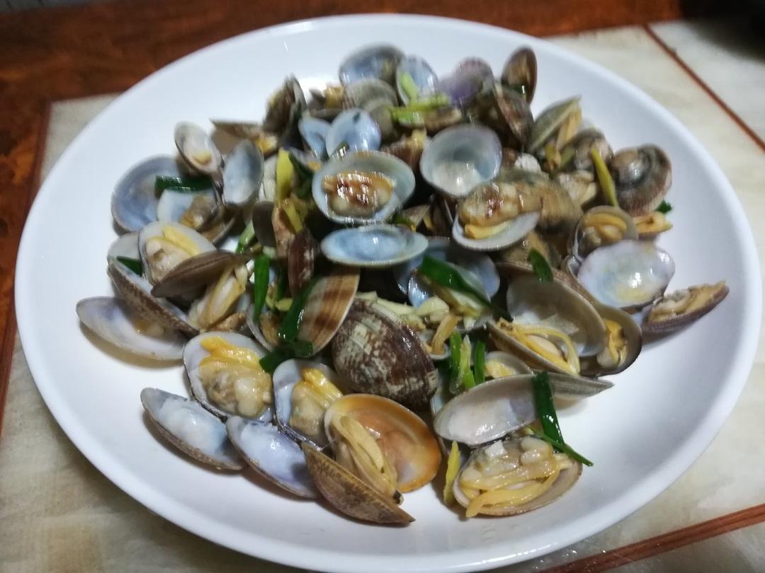 爆炒花甲