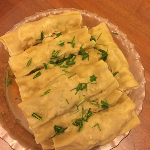 浪漫满屋36做的千张蒸肉卷