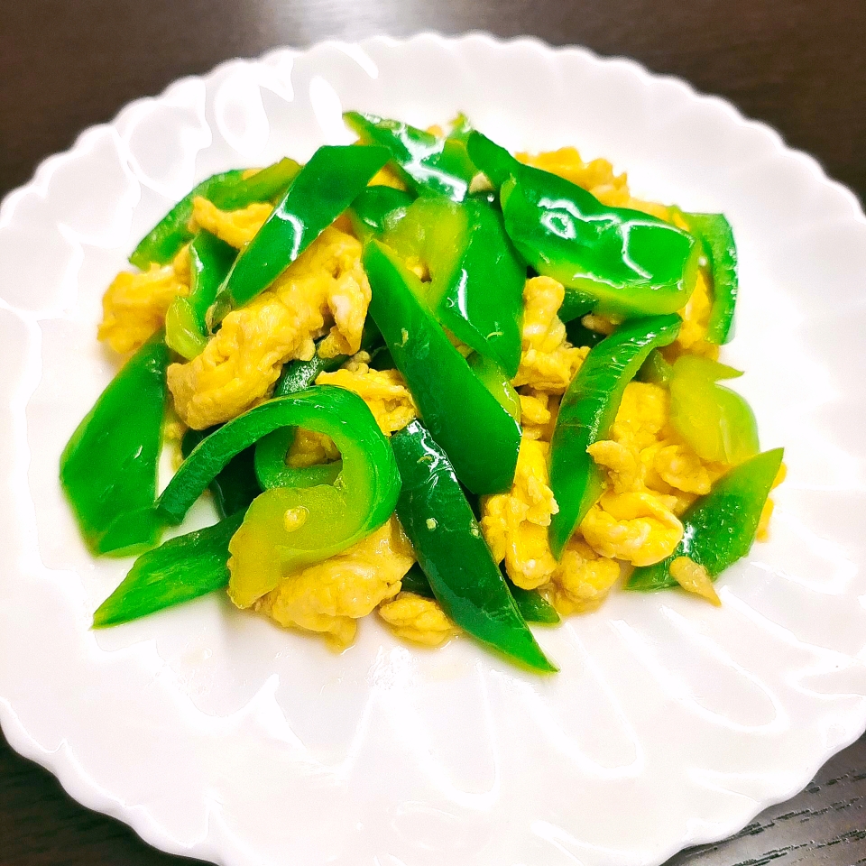 青椒炒鸡蛋❗️❗️营养美味又下饭的做法